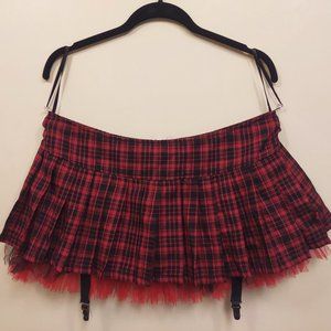 Royal Bones Punk Fashion Mini Skirt